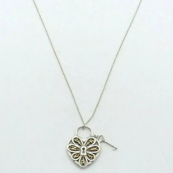 Tiffany & Co. Jewelry - SOLD!!! TIFFANY FILIGREE HEART PENDANT NECKLACE